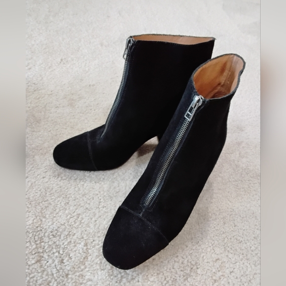 Madewell Back Suede Ankle Boots - Picture 1 of 4